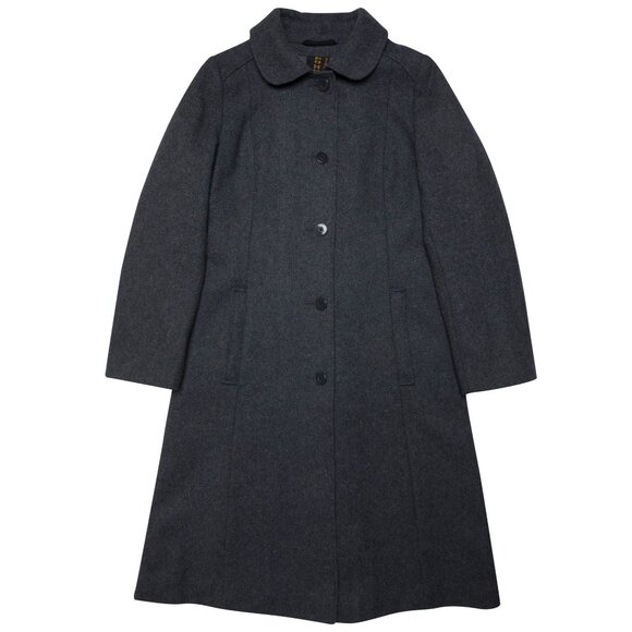 MISSTEX (Finland) Boiled Wool A-Line Dress Coat - Picture 1 of 7